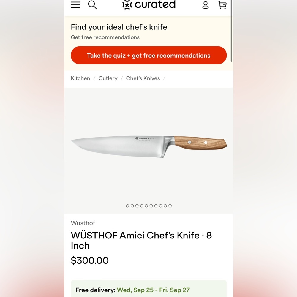 New knife Wusthof